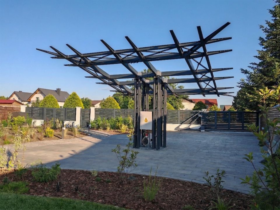 Carport Solar — vedere completă